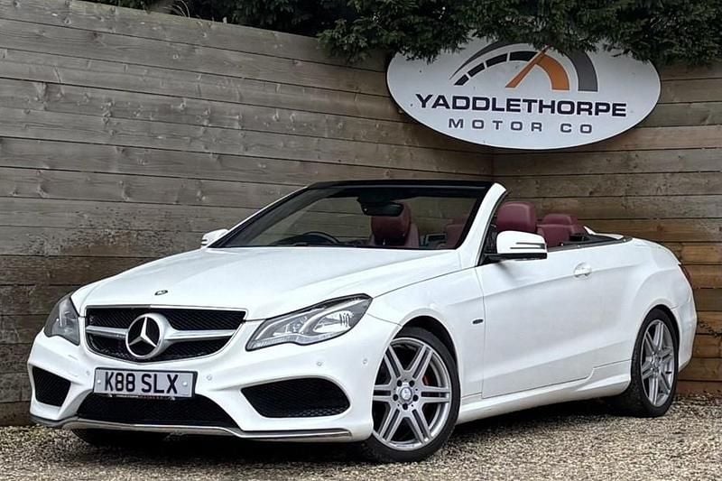 Used Mercedes E220 AMG 2014 White Cabriolet