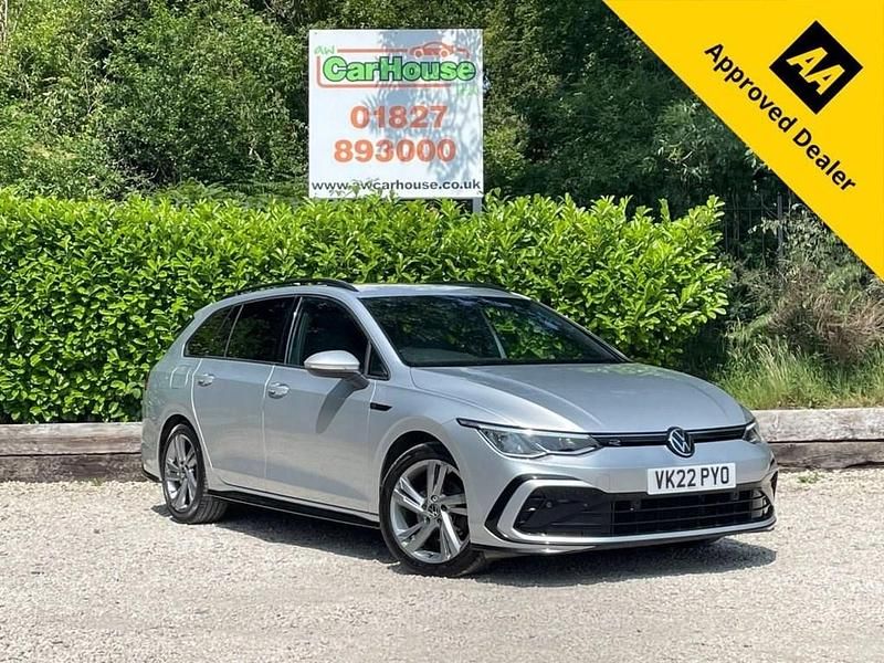 Silver Used 2022 VW Golf VIII R-line Estate | £13,599 (Fair price) - Image 1/4