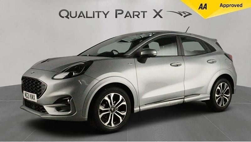 Silver Used 2021 Ford Puma ST-Line Hatchback | £12,900 (Good price) - Image 1/4