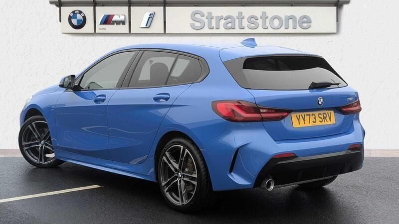 Used BMW 118 M Sport 134 HP (98 kW) 2024 Blue Hatchback