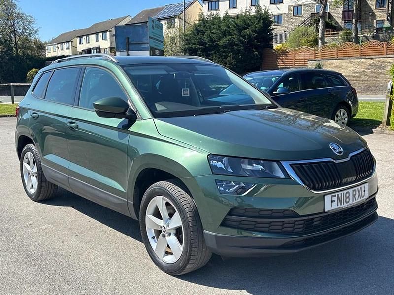Used Skoda Karoq SE 150 HP (110 kW) 2018 Green SUV