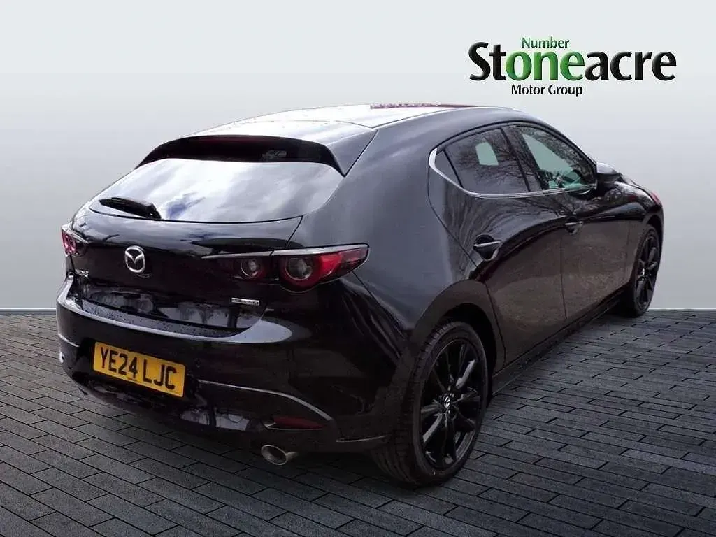 Usado Mazda 3 Exclusive-Line 183 CV (134 kW) 2024 Negro Utilitario