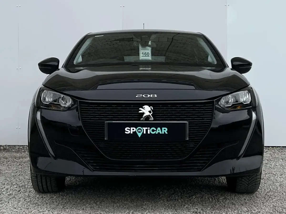 Used Peugeot e-208 Allure Premium 100 kW (136 HP) 2022 Black Hatchback