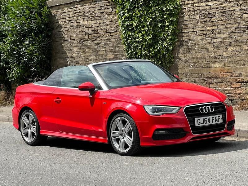 Used Audi A3 Cabriolet S-Line 150 HP (110 kW) 2014 Red Cabriolet