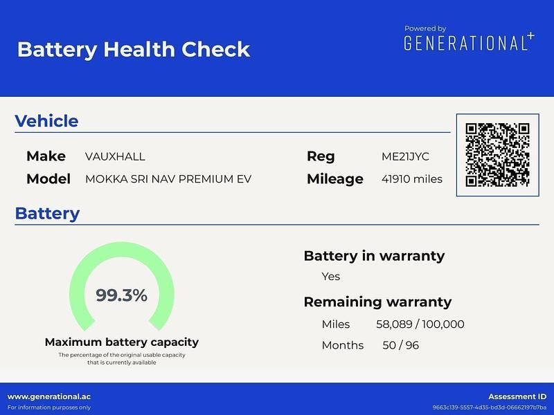 Used Vauxhall Mokka SRi 98 kW (134 HP) 2021 Grey SUV