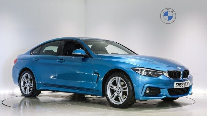 Snapper rocks blue Used 2018 BMW 420 Gran Coupé M Sport Coupe | £19,799 (Fair price) - Image 1/4