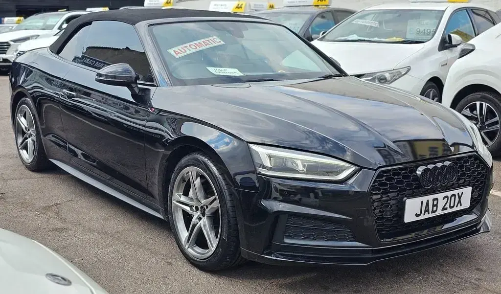 Used Audi A5 Cabriolet S-Line 2017 Black Cabriolet