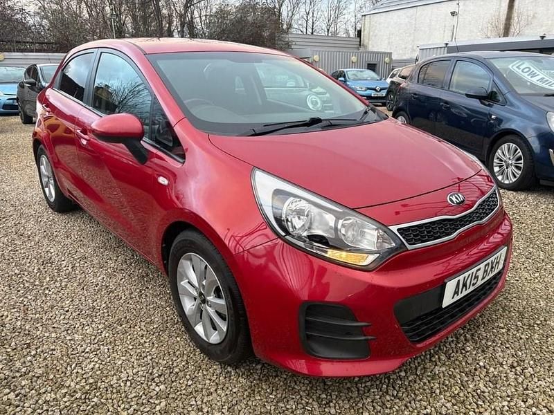 Used Kia Rio 84 HP (61 kW) 2015 Red Hatchback