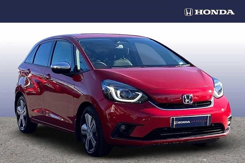 Premium crystal red Used 2022 Honda Jazz EX Hatchback | £18,603 (Fair price) - Image 1/4