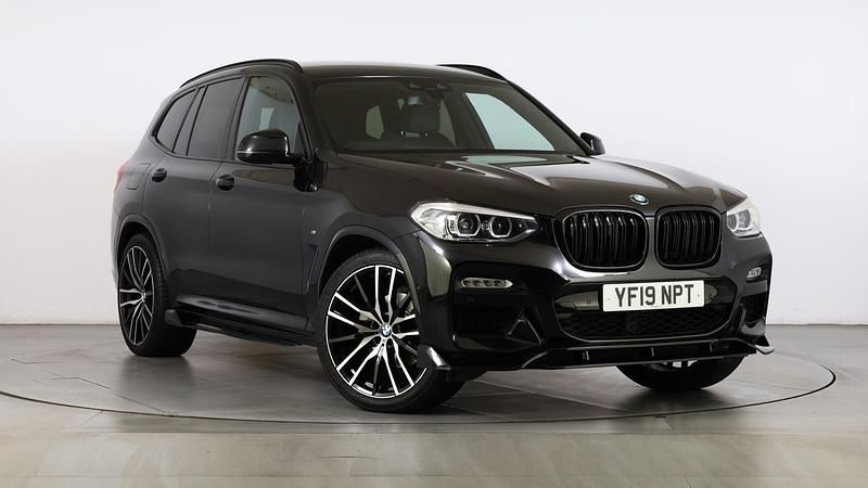 Black Used 2019 BMW X3 M Sport SUV | £24,500 (Expensive) - Image 1/4