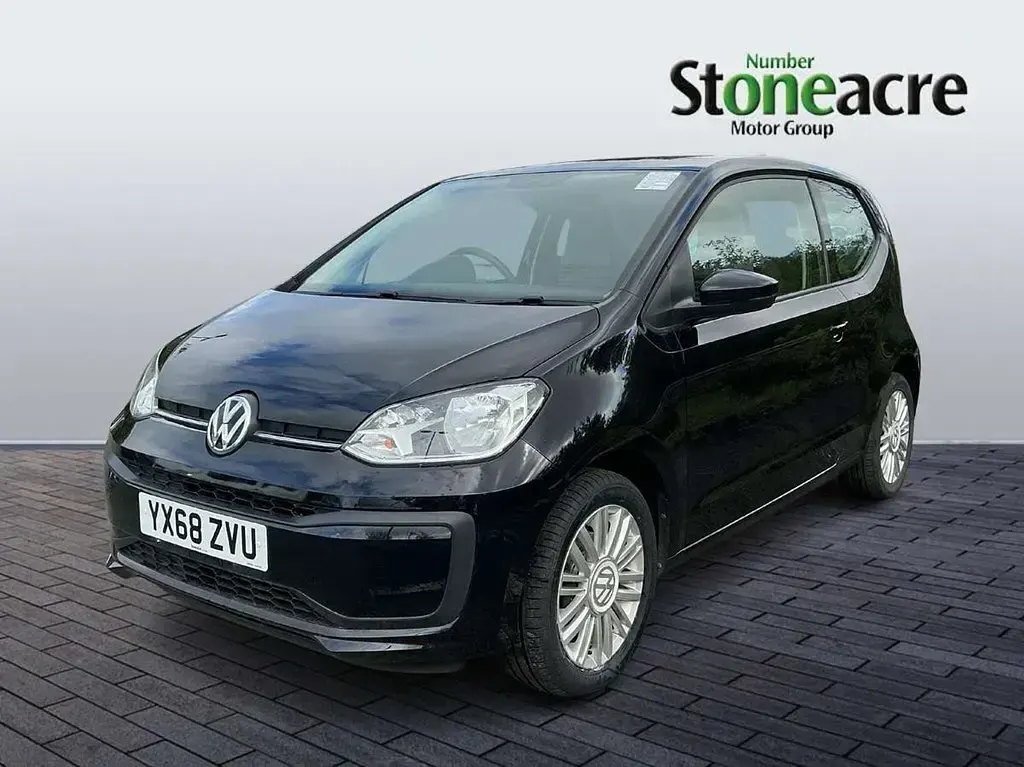Used VW up! move up! 58 HP (42 kW) 2018 Black Hatchback