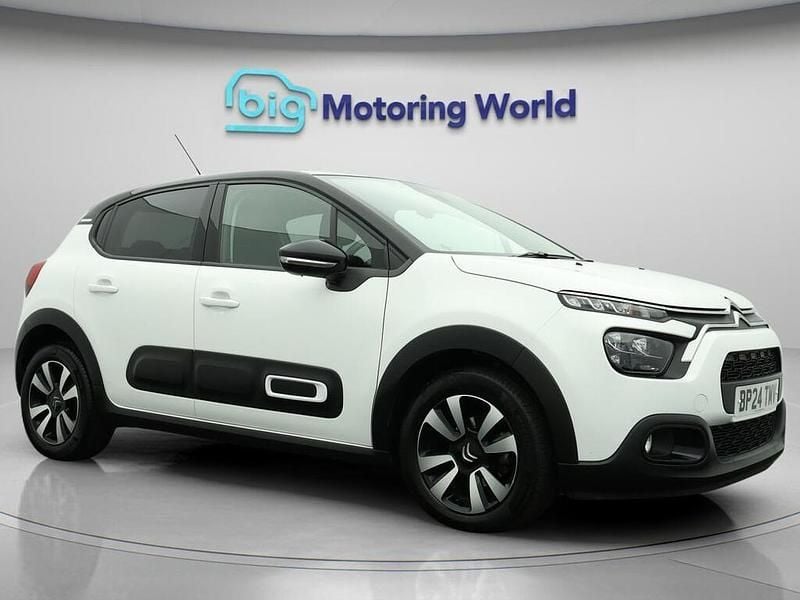 White Used 2024 Citroën C3 PureTech Hatchback | £12,500 (Good price) - Image 1/4