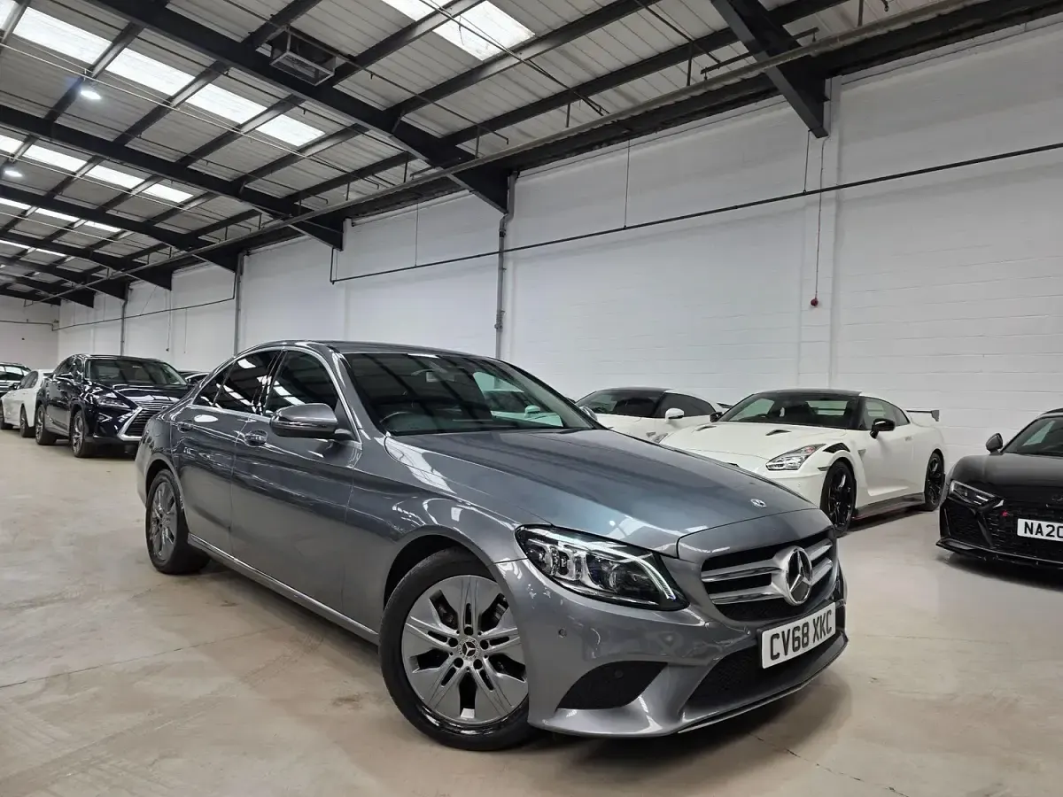 Used Mercedes C200 Premium 2018 Grey Sedan