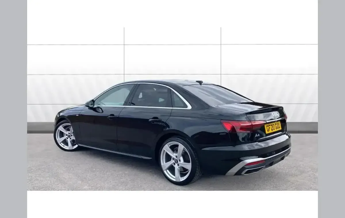 Used Audi A4 S-Line 190 HP (139 kW) 2020 Black Sedan