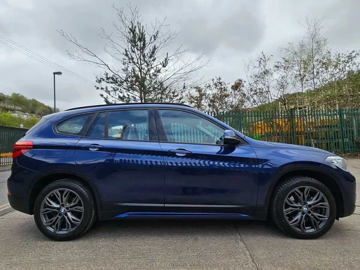 Used BMW X1 Sport Line 190 HP (139 kW) 2018 Blue SUV