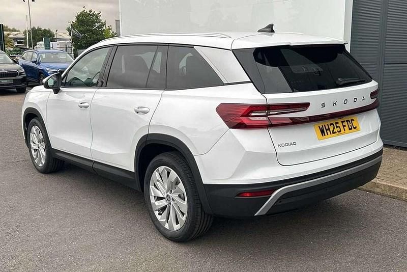 Used Skoda Kodiaq SE L 150 HP (110 kW) 2025 Moon white metallic SUV