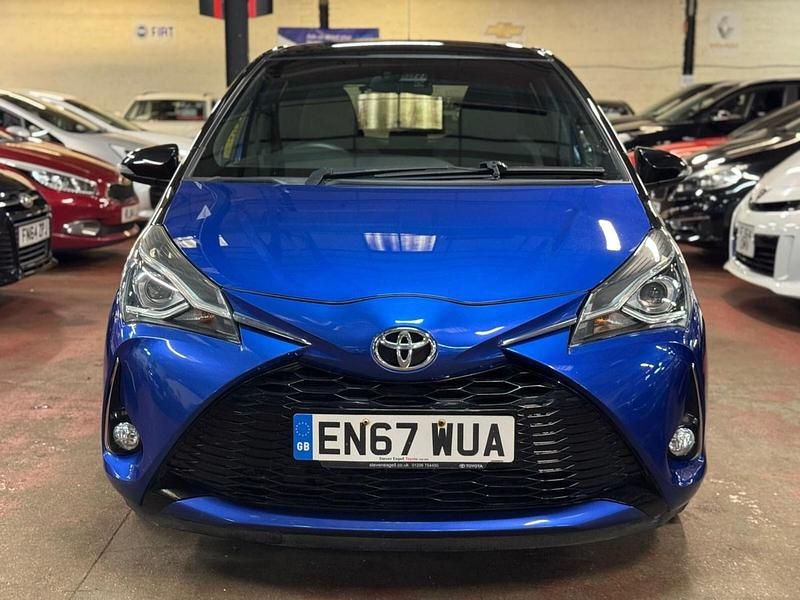 Used Toyota Yaris 2018 Blue/black Hatchback