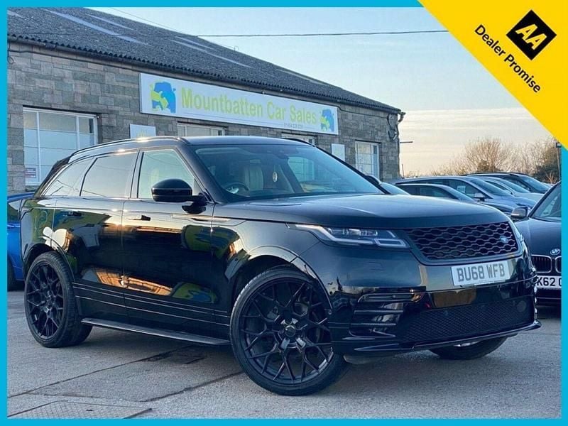 Black Used 2018 Land Rover Range Rover Velar R-Dynamic SUV | £30,000 (Expensive) - Image 1/4