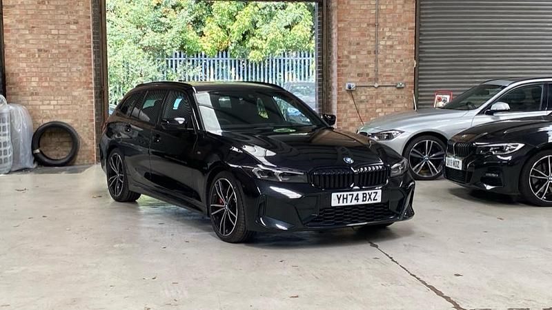 Black Used 2024 BMW 320 M Sport Estate | £37,800 - Image 1/4