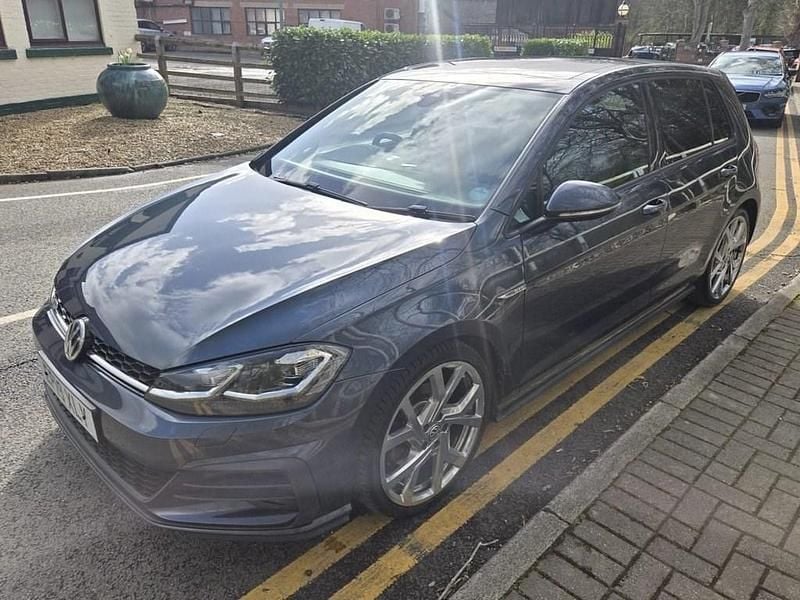Used VW Golf VII GTD 184 HP (135 kW) 2019 Blue Hatchback