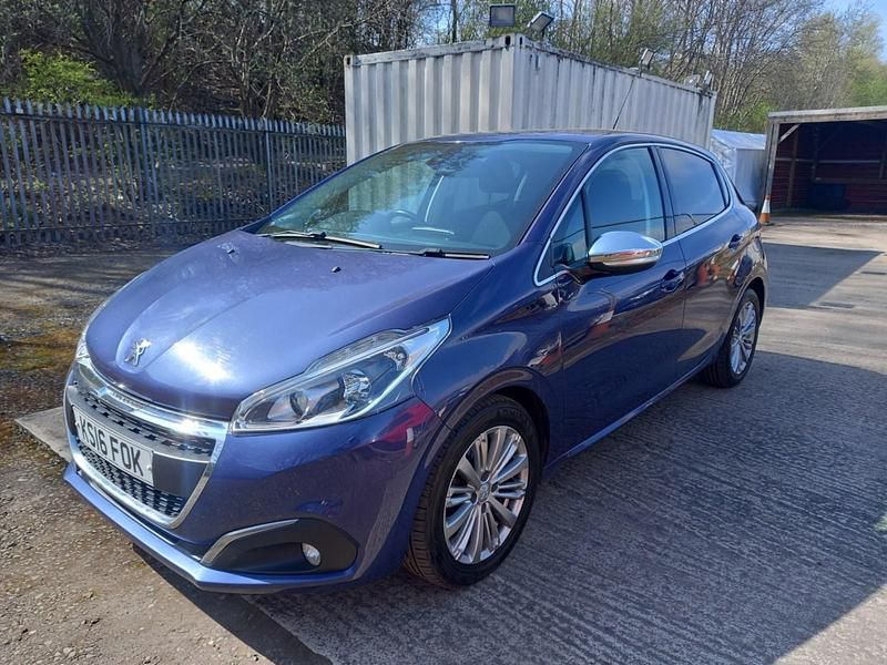 Usado Peugeot 208 Allure 2016 Azul Citadino