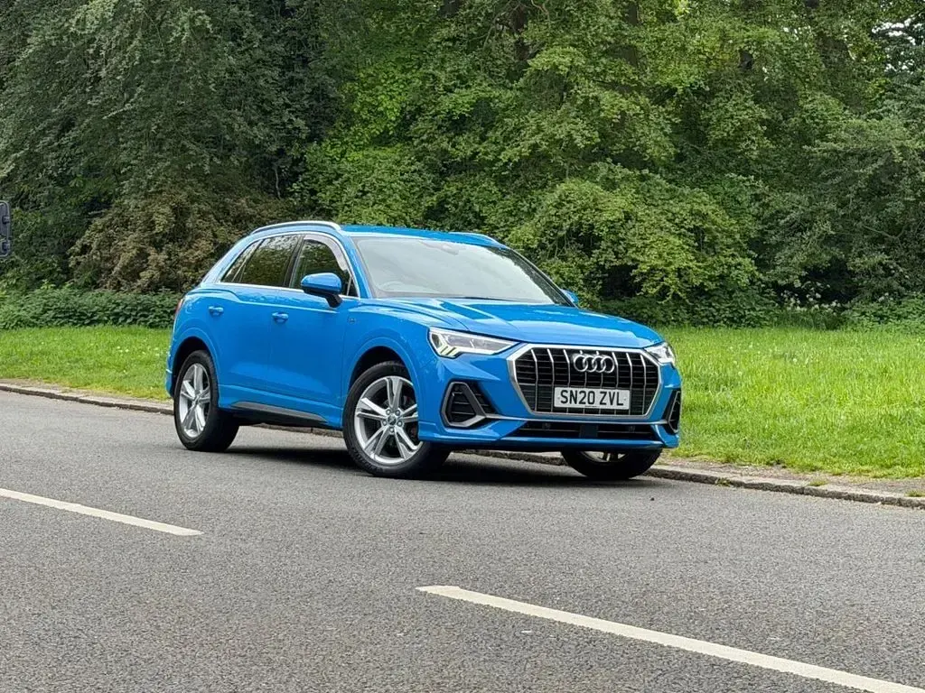 Used Audi Q3 S-Line 150 HP (110 kW) 2020 Blue SUV