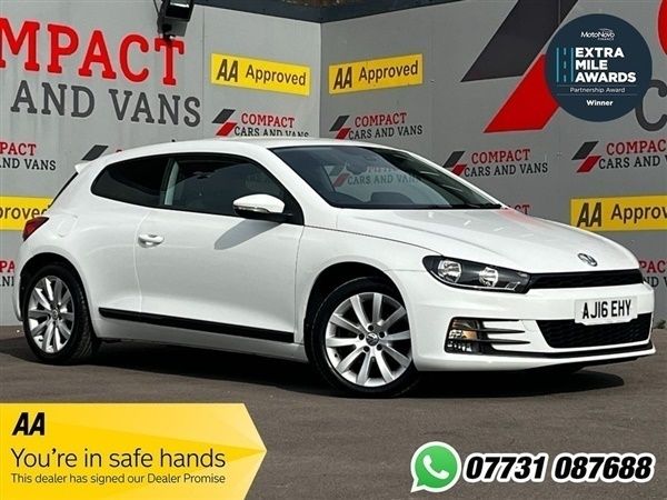 White Used 2016 VW Scirocco S Coupe | £9,995 (Fair price) - Image 1/1