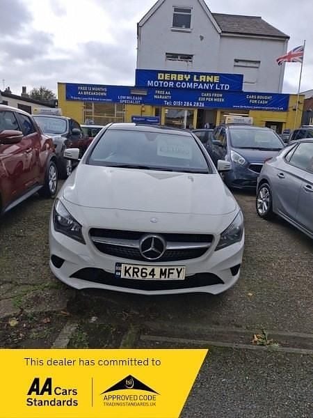 White Used 2014 Mercedes CLA200 Sedan | £11,995 (Fair price) - Image 1/4