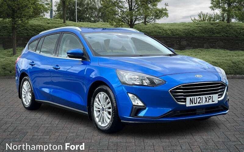 Blue Used 2021 Ford Focus Titanium Estate | £12,108 (Good price) - Image 1/3