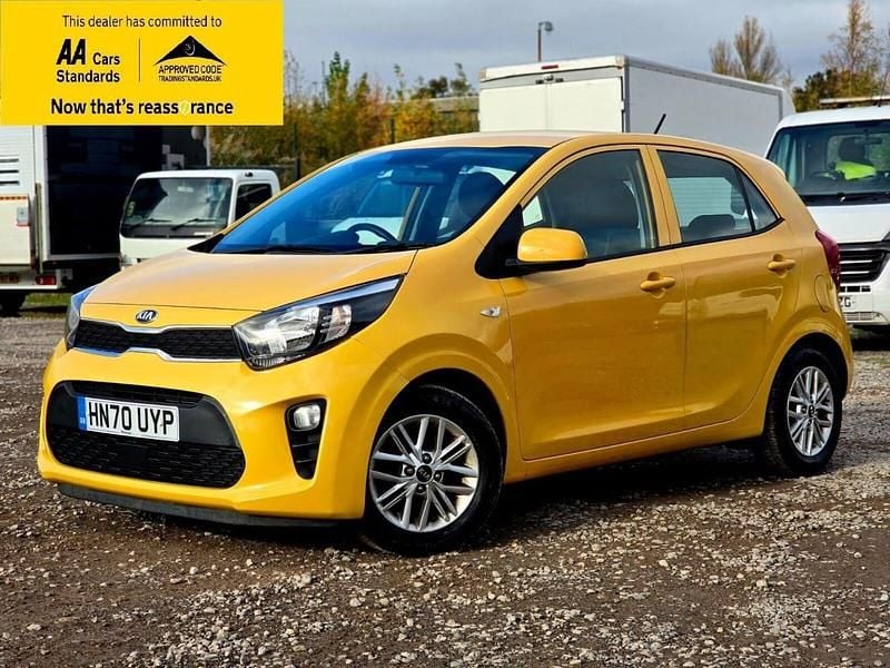 Yellow Used 2020 Kia Picanto Hatchback | £9,488 (Super price) - Image 1/4