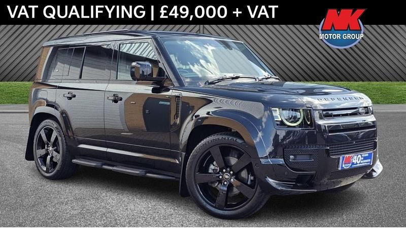 Black Used 2022 Land Rover Defender SUV | £58,800 (Expensive) - Image 1/4