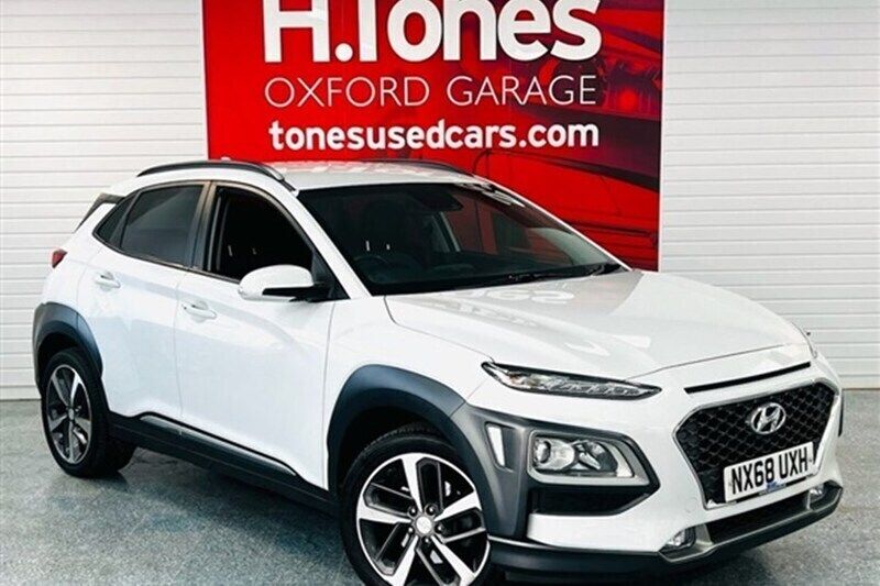 White Used 2018 Hyundai Kona Premium SUV | £11,495 (Fair price) - Image 1/1