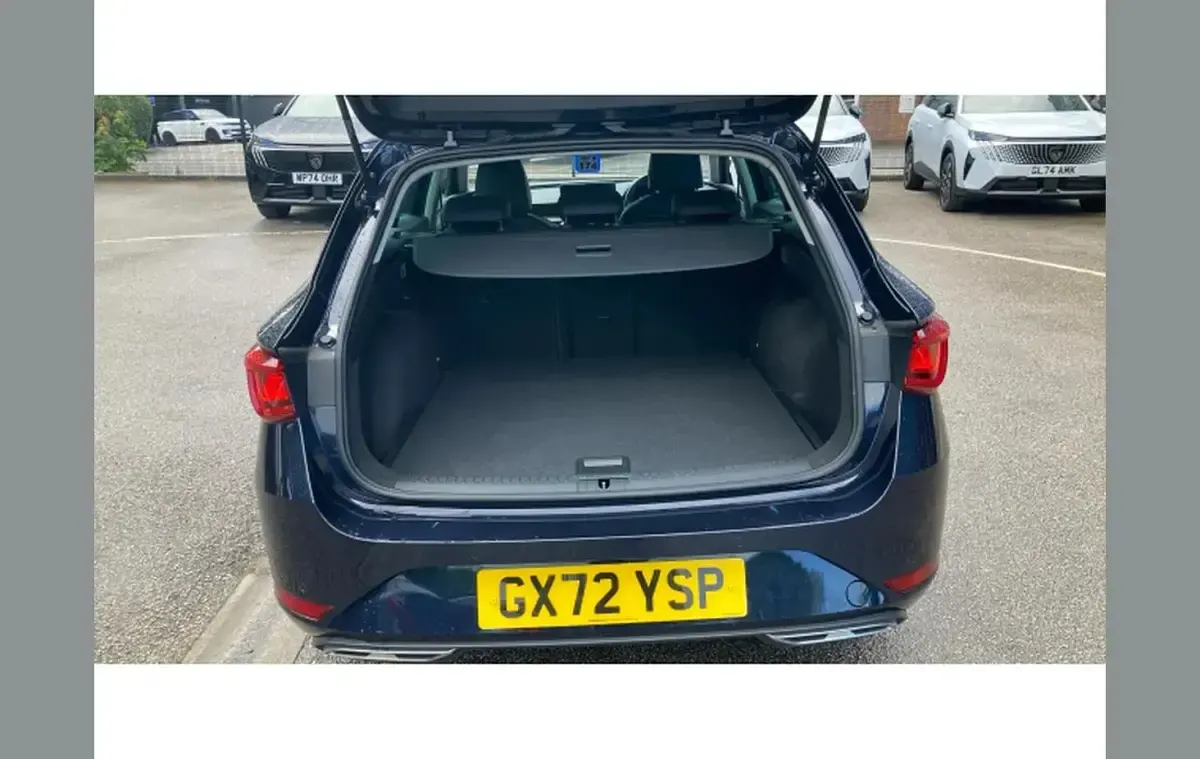 Usata Seat Leon FR 150 CV (110 kW) 2022 Blu Station wagon