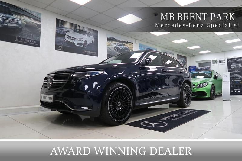 Blue Used 2022 Mercedes EQC400 AMG line SUV | £28,750 (Fair price) - Image 1/3