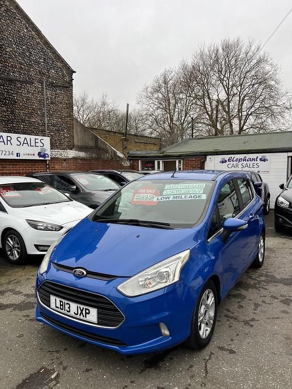 Used Ford B-MAX Zetec 105 HP (77 kW) 2013 Blue MPV