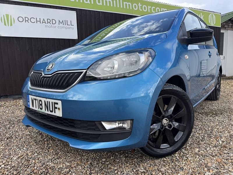Used Skoda Citigo Colour Edition 60 HP (44 kW) 2018 Blue Hatchback