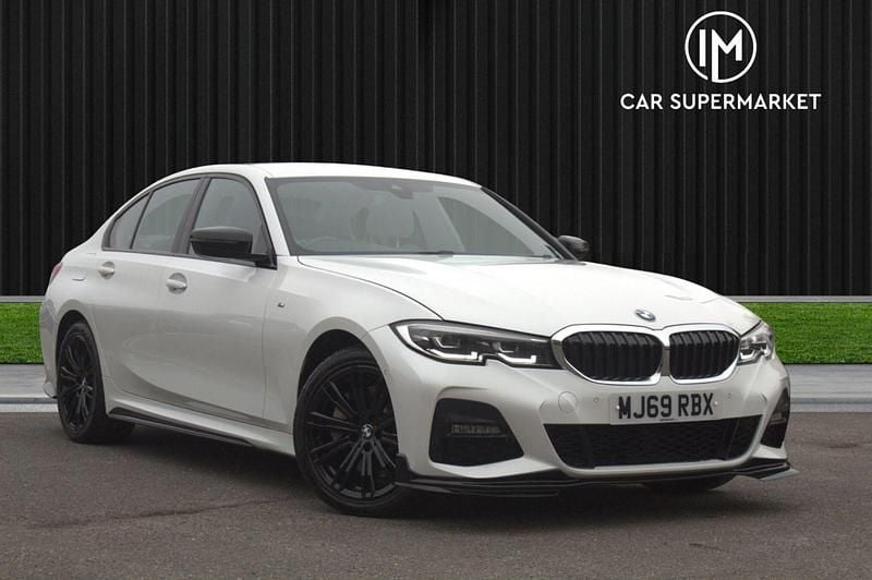 White Used 2019 BMW 330e M Sport Sedan | £18,885 (Fair price) - Image 1/4