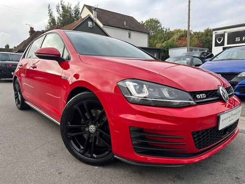 Red Used 2014 VW Golf VII GTD Hatchback | £8,990 (Fair price) - Image 1/4
