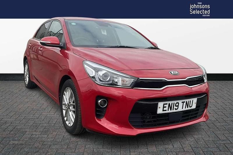 Red Used 2019 Kia Rio 3 Hatchback | £12,699 (Fair price) - Image 1/4