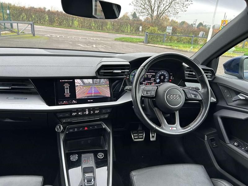 Used Audi A3 Sportback e-tron S-Line 204 HP (150 kW) 2021 Blue Hatchback