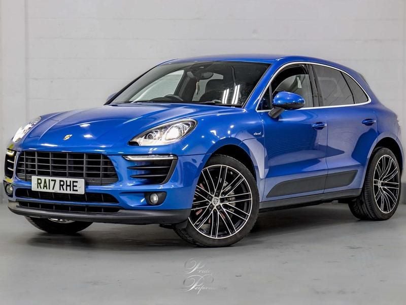 Used Porsche Macan S 2017 Blue SUV