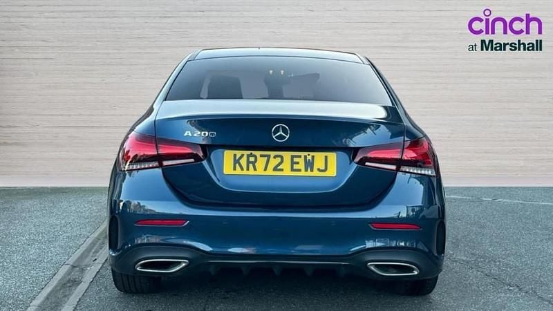 Used Mercedes A200 AMG Line Premium 163 HP (119 kW) 2023 Blue Sedan