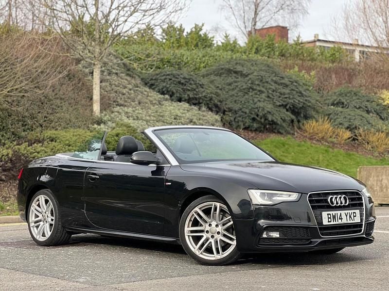 Used Audi A5 Cabriolet S-Line 2014 Black Cabriolet