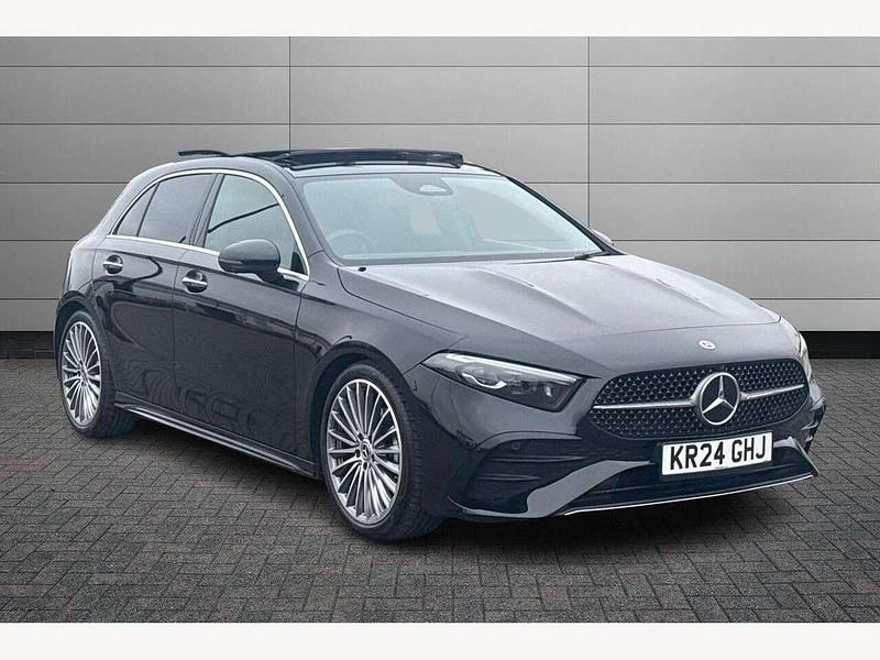 Black Used 2024 Mercedes A180 AMG Line Premium Plus Hatchback | £28,095 (A bit pricey) - Image 1/2