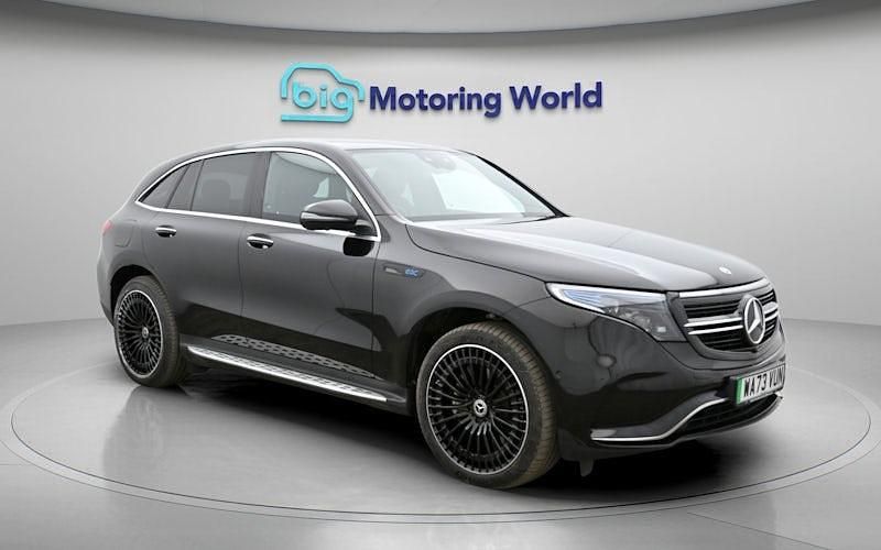 Used Mercedes EQC400 AMG line 300 kW (408 HP) 2023 Black SUV