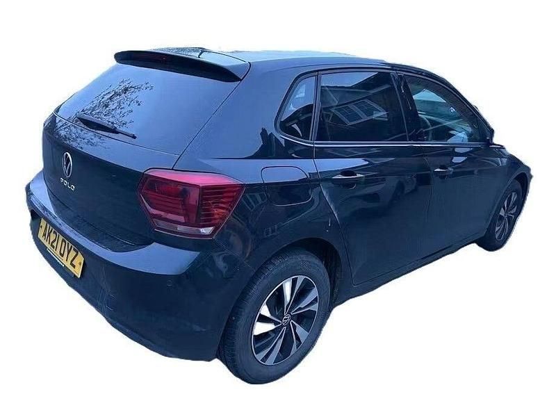Used VW Polo Match 95 HP (69 kW) 2021 Black Hatchback