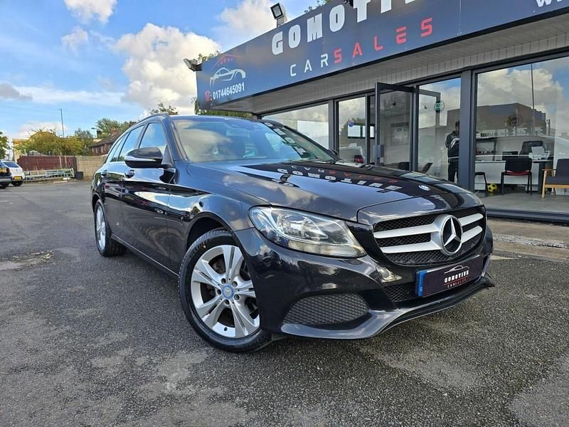 Black Used 2015 Mercedes C220 SE Estate | £6,999 (Fair price) - Image 1/4