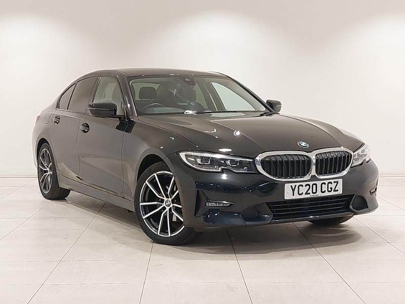 Black Used 2020 BMW 320 Sport Line Sedan | £19,998 (Fair price) - Image 1/4