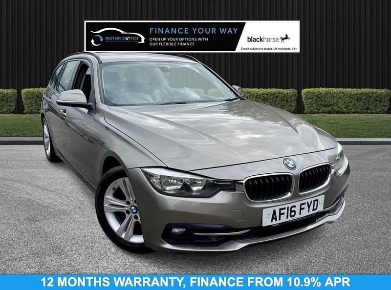 Silver Used 2016 BMW 316 Sport Line Estate | £6,195 (Fair price) - Image 1/3
