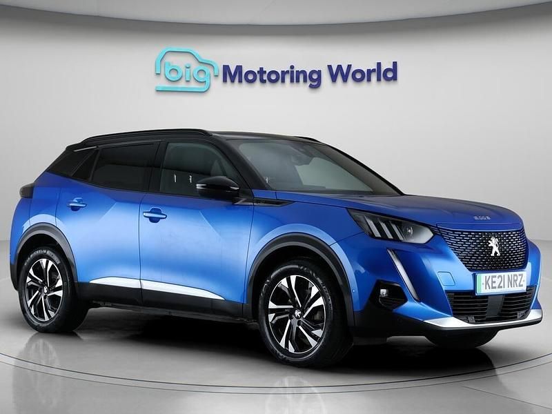 Blue Used 2021 Peugeot e-2008 GTi SUV | £13,000 (Fair price) - Image 1/4